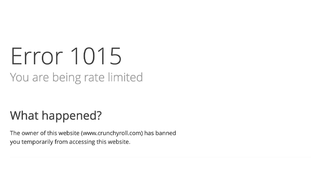 kculturepaju.com에 뜬 Cloudflare "rate limited" 에러 페이지